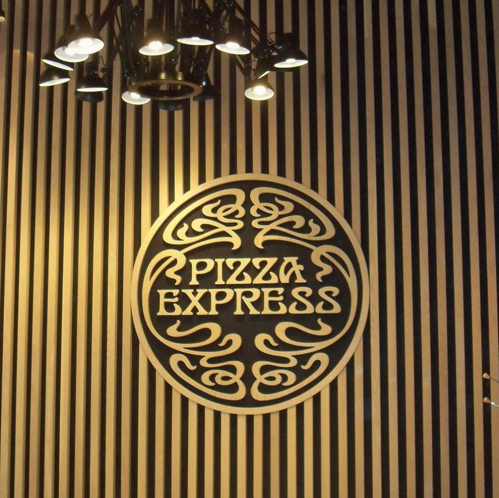 PizzaExpress Restaurants | PE Westfield Stratford - Internal Feature Sign | Interior Designers